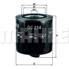 Масляный фильтр OC214 Knecht (Mahle Filter)