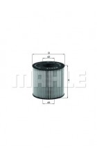 Масляный фильтр OX210D Knecht (Mahle Filter)